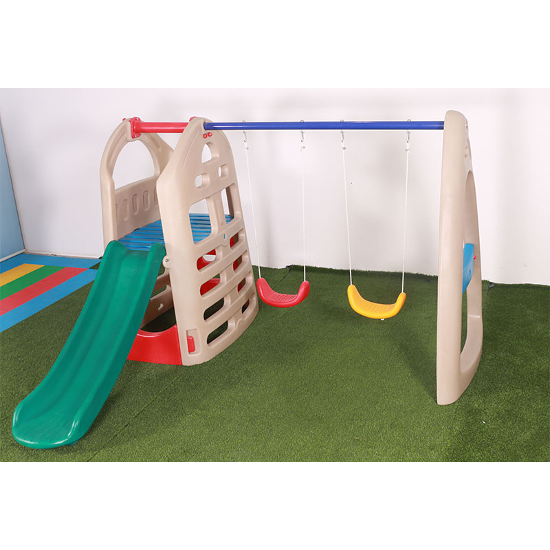 Plastic Swing Set With Slide